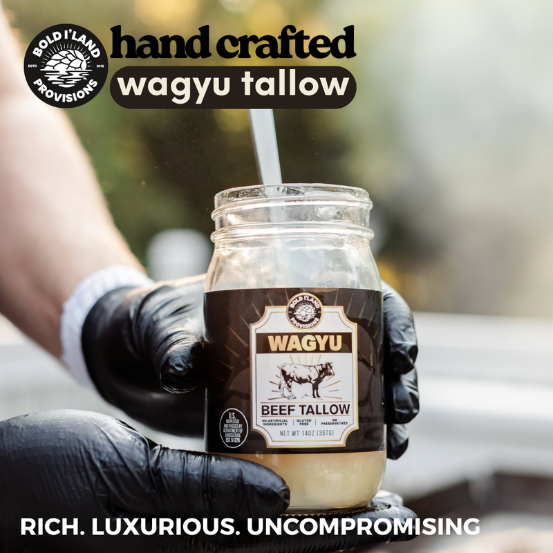 Bold I’Land Wagyu beef tallow, 14 oz (397 g) jar
